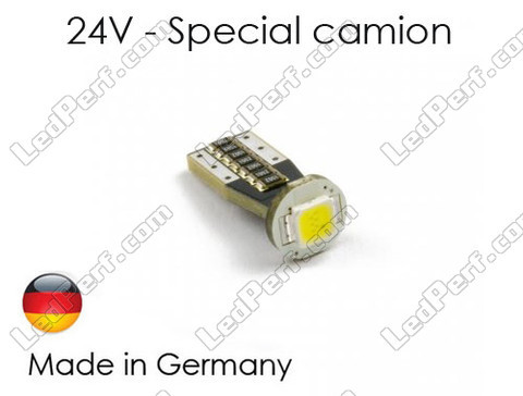 LED T10 W5W 24V kuorma-autoon - 6500K -