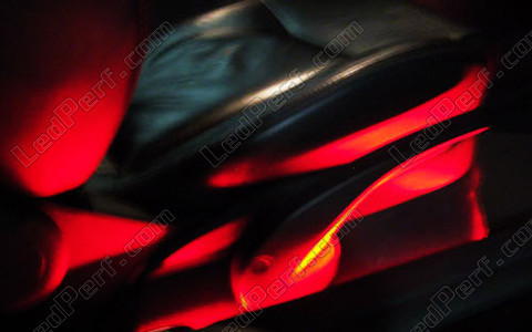 Istuimen waterproof punainen LED nauha 30cm