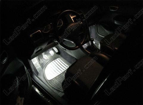 Lattian/jalkatilan LED-nauha valkoinen waterproof 30cm Peugeot 307