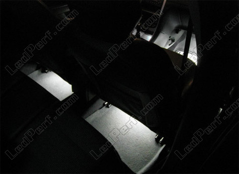 Lattian/jalkatilan LED-nauha valkoinen waterproof 60cm Peugeot 307