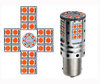 Suuritehoinen LED-polttimo P21W Oranssi R5W P21W P21 5W PY21W LED Oranssit kanta BAU15S BA15S
