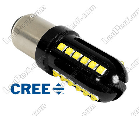 polttimo P21/5W LED (BAY15D) Ultimate Ultra Powerful - 24 LED CREE - OBD-virheiden esto