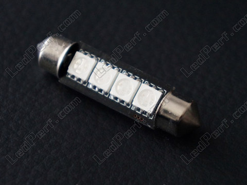 LED-sukkula kattovalaisin, tavaratila, hansikaslokero, rekisterikilpi valkoinen 42mm - C10W
