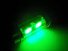 LED-sukkula kattovalaisin, tavaratila, hansikaslokero, rekisterikilpi vihreä 31mm - C3W