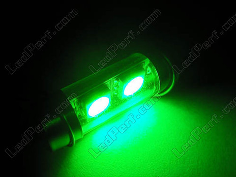 LED-sukkula kattovalaisin, tavaratila, hansikaslokero, rekisterikilpi vihreä 31mm - C3W