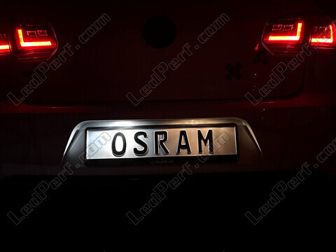Osram Night Breaker GEN2 Hyväksytyt W5W LED-polttimot käytössä rekisterikilven valaistuksessa