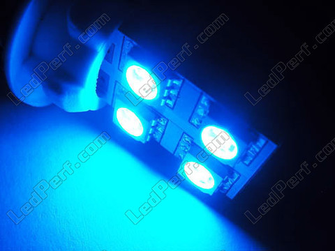 LED T10 W5W Rotation sivuvalaistuksella Sininen
