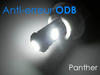 LED-polttimo T10 Panther W5W Ei OBD-virhettä 6000K Valkoinen