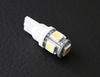 LED-polttimo T10 W5W Xtrem valkoinen effect xenon