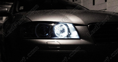 LED-parkkivalot Audi A3 OBD-virheettömillä ledeillä xenon