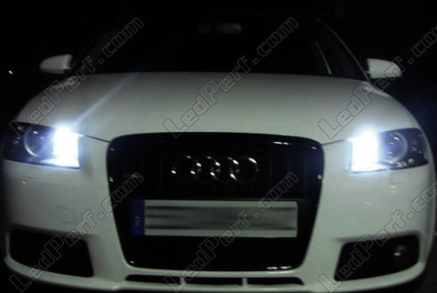 LED-parkkivalot xenon valkoinen W5W T10 - Audi A3 8P