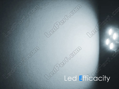 LED T10 Efficacity W5W 4 ledillä valkoinen