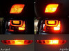 LED takasumuvalo Audi Q5 Sportback ennen ja jälkeen