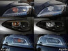 LED etusuuntavilkut BMW X4 (G02) ennen ja jälkeen