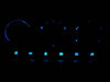 LED-valaistus ilmastointi sininen Mini Cabriolet II (R52)