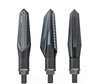 Perättäiset LED-suuntavilkut Aprilia Shiver 750 GT -mallin eri näkökulmista.