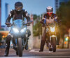 Philips LED-polttimot Hyväksytyt BMW Motorrad R Nine T Racer verrattuna alkuperäisiin polttimoihin