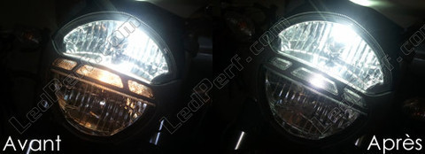 LED parkkivalot xenon valkoinen Ducati Monster 696 796 1100S Evo