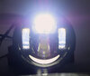 LED-ajovalot Harley-Davidson Fat Bob 1584 -lle - Hyväksytyt pyöreät moottoripyörän optiikat