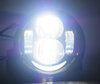 LED-ajovalot Harley-Davidson Fat Bob 1690 -lle - Hyväksytyt pyöreät moottoripyörän optiikat