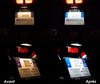 LED rekisterikilpi ennen ja jälkeen Honda NTV 700 Deauville Tuning