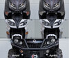 LED etusuuntavilkut Indian Motorcycle Chief classic / standard 1720 (2009 - 2013) ennen ja jälkeen