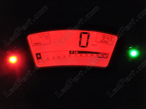 LED mittari Punainen Kawasaki ER-6F
