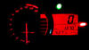 LED mittari Punainen kawasaki z750 z1000 2007-2010