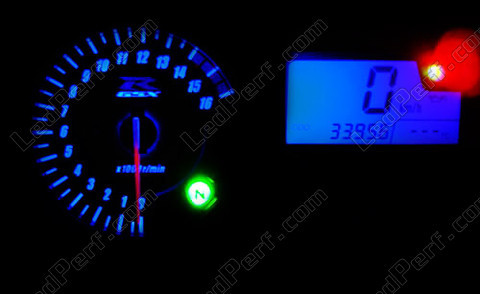 LED mittari sininen suzuki GSXR
