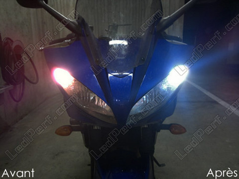 LED parkkivalot xenon valkoinen Yamaha Fazer FZ6