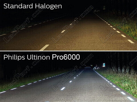 Philips LED-polttimot Hyväksytyt Alfa Romeo Giulietta versus alkuperäiset polttimot