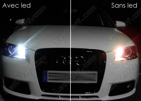 LED parkkivalot xenon valkoinen Audi A3 8P