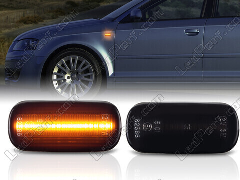 Dynaamiset LED-sivuvilkut Audi A4 B6 varten