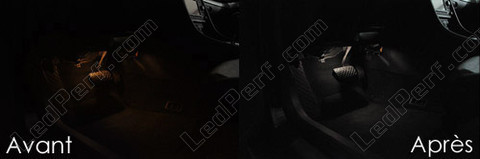 LED lattia jalkatila Audi A4 B7 avoauto