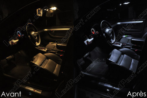 LED ohjaamo Audi A4 B7