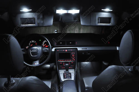 LED ohjaamo Audi A4 B7