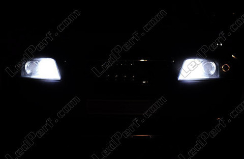 LED parkkivalot xenon valkoinen Audi A6 C5