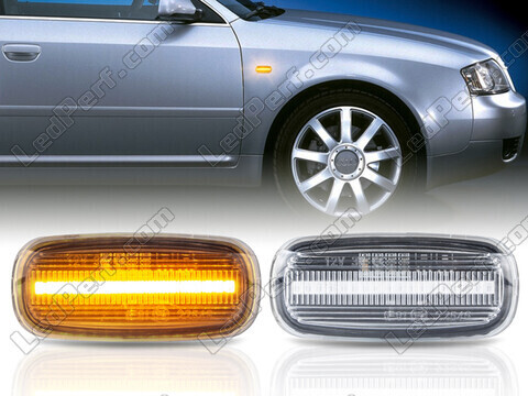 Dynaamiset LED-sivuvilkut Audi A8 D2 varten