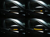 Osram LEDriving® dynaamisten vilkkujen valon eri vaiheet BMW 3-sarjan (F30 F31) sivupeileille