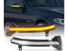 LED-dynaamiset vilkut BMW 7-sarjan (F01 F02) sivupeileille