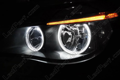 LED angel eyes BMW Sarja 5 E60 E61 LCI Ilman alkuperäistä xenon