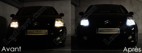 LED parkkivalot xenon valkoinen Citroen C2