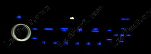 LED autoradio RD4 sininen Citroen C4