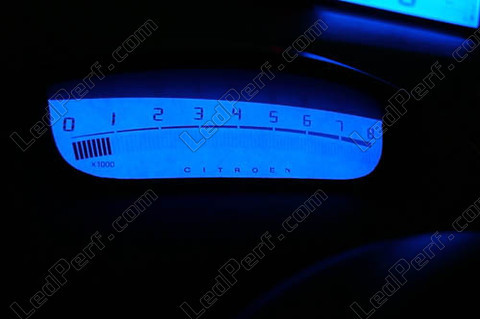 LED-kierroslukumittari sininen Citroen C4
