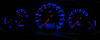 LED-valaistus mittari sininen Citroen C5 I