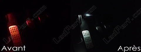LED-lattia jalkatila Citroen DS3