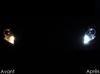LED parkkivalot xenon valkoinen Citroen Jumpy ennen ja jälkeen