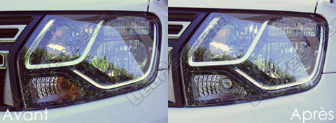 LED kromatut suuntavilkut Dacia Duster