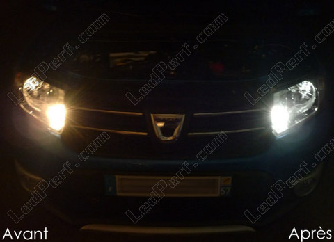 LED-parkkivalot/päiväajovalot - päiväajovalot Dacia Sandero 2