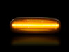 Dynaamisten LED-sivuvilkutjen maksimaalinen valaistus Fiat Doblo